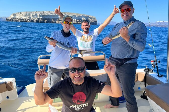Santorini Fishing Private Cruise boat tour - BBQ, Snorkeling - Why the private format matters
