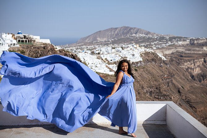 Santorini Flying Dress Photo Session Experience - Is $301.71 a fair price?