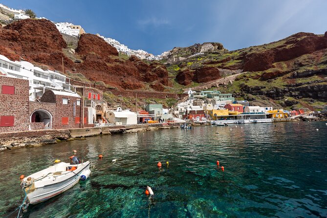Santorini Full Day Trip by Santo Luxury Escape - The Akrotiri Lighthouse Faces the Aegean