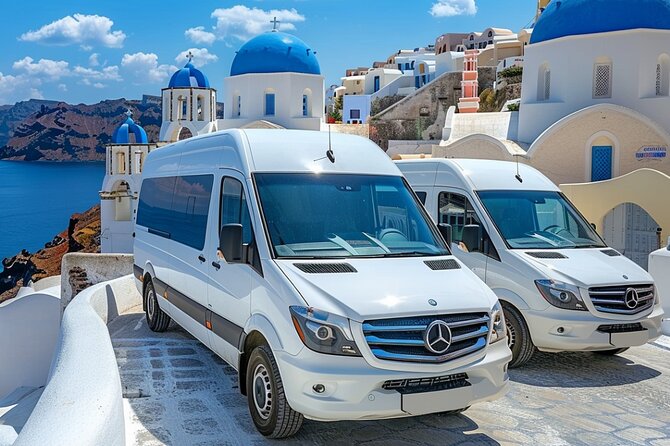 Santorini: Full Island Tour & Sunset with Local Guide & Pick-up - Pickup details and what to bring