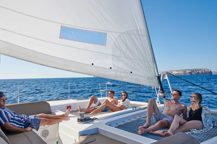 Santorini Gold Catamaran Cruise with Snorkel, BBQ & Open Bar - Is $117 a Fair Price?