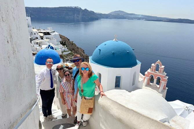 Santorini: Half-Day Island Sightseeing Tour - Firostefani and the Three Bells viewpoint