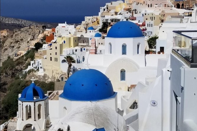 Santorini Highlights: 5-Hour Private Tour with Wine-Tasting - Starting at the cable car and seeing the caldera
