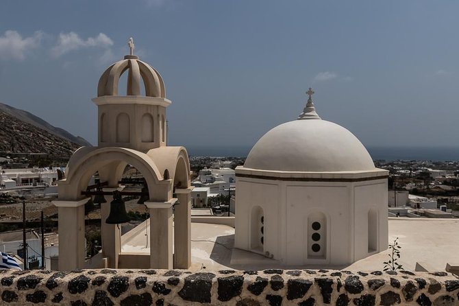 Santorini Highlights and Venetian Castles Small-Group Day Tour - Pyrgos Castle and the first island views