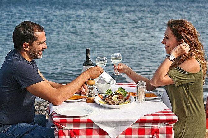 Santorini Highlights Private Tour 6 hours, pick up/ drop included - The Three Bells of Fira begins with a classic view