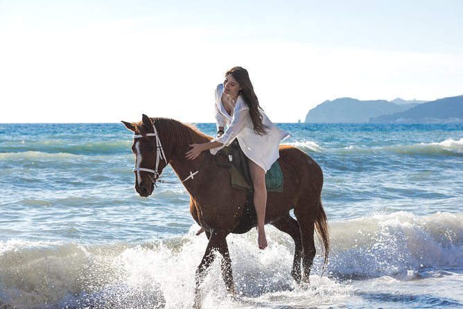 Santorini Horse Riding to Black Sandy Beach - Why this Santorini ride feels different