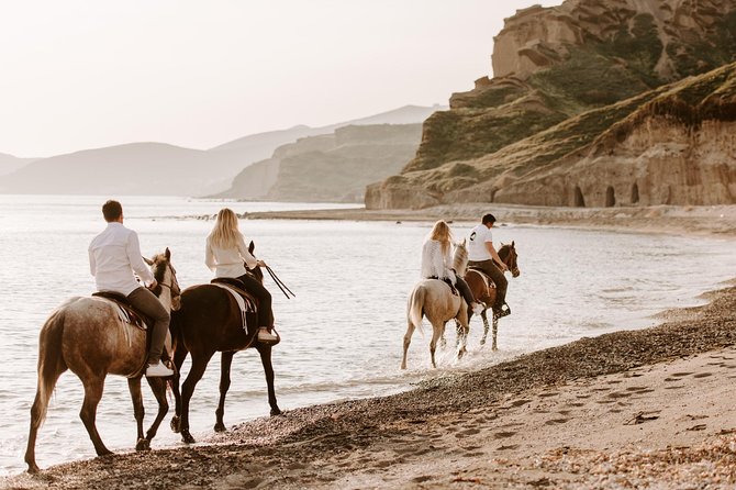 Santorini: Horse Riding to the Black Sandy Beach (Eros beach) - Is $120.94 a fair price?