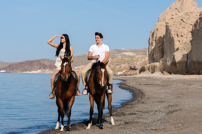 Santorini: Horse Riding to the Black Sandy Beach (Eros beach) - Who will enjoy this Santorini horseback ride?