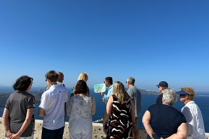 Santorini in 5 hours: Oia, Traditional Villages & Black Beach - Finikia offers a quieter view of Oia