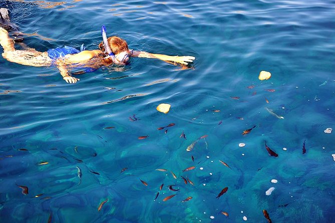 Santorini Luxury Catamaran Sunset Cruise with BBQ, Drink and Transfer - Red Beach from the sea