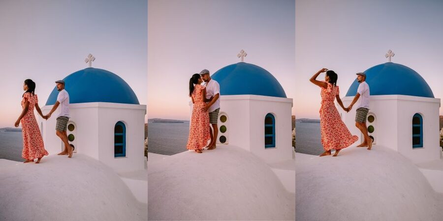 Santorini: Oia Village Professional Photo Shoot - Oia’s blue domes, white lanes, and cliff views