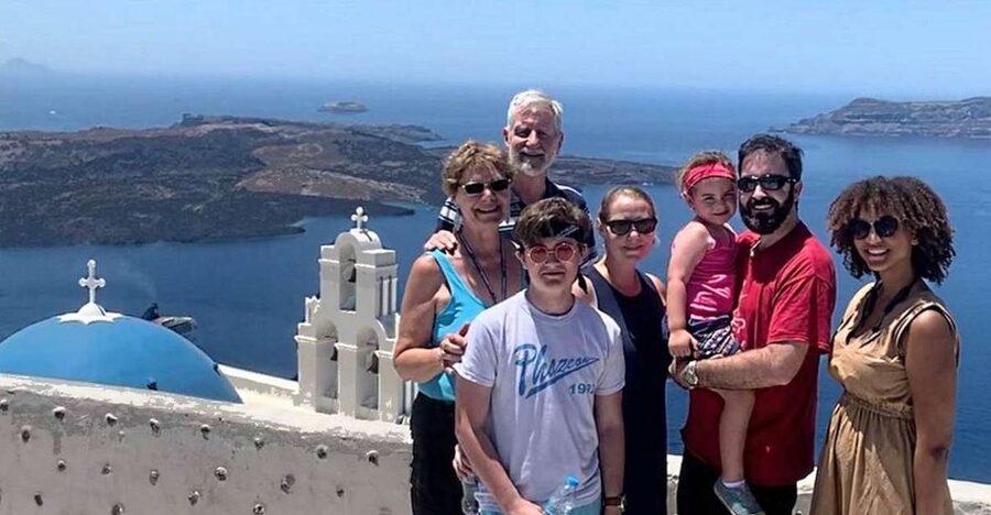 Santorini Panoramic Firostefani & Oia Blue Dome Private Tour - Passing Imerovigli toward Oia