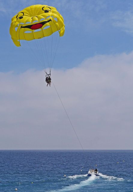 Santorini: Parasailing Flight Experience at Black Beach - How much value do you get for $102?
