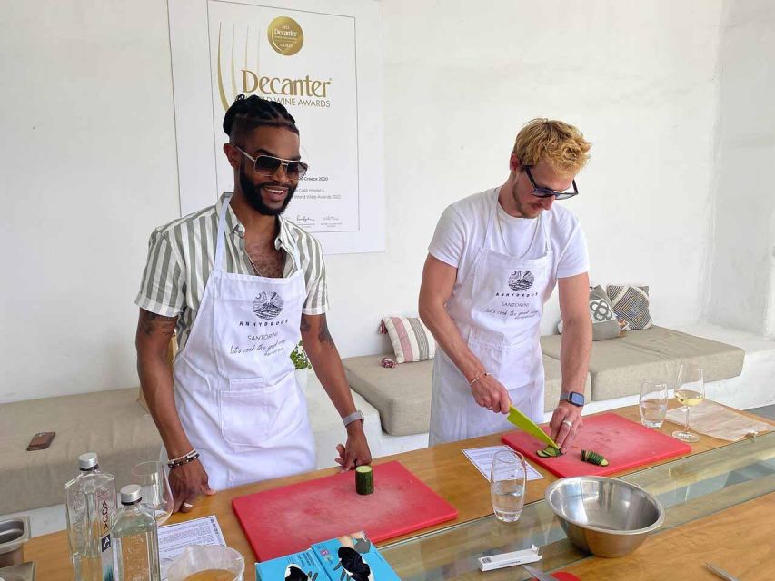Santorini: Private Cooking Class and Wine Tasting Tour - Transport and timing around Santorini