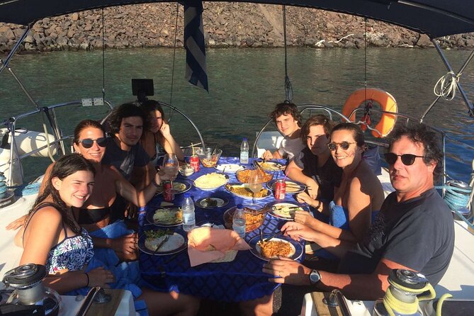 Santorini Private Daytime Sailing Cruise with Meal, Drinks &Transfer included - Why seeing Santorini from the sea changes the day