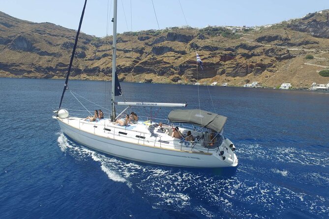 Santorini Private Daytime Sailing Cruise with Meal, Drinks &Transfer included - Starting at Vlychada at 10:00 a.m.