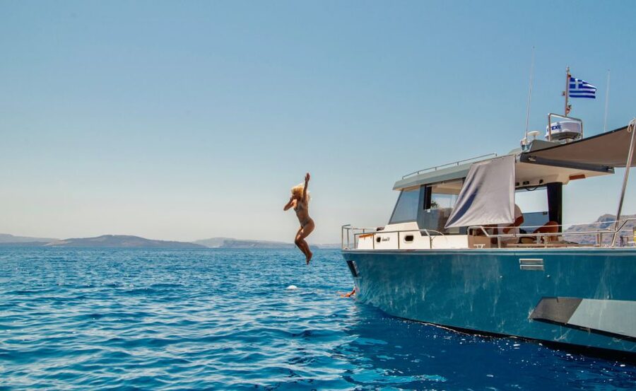 Santorini: Private Diamond 36 Motor Yacht Caldera Cruise - Key Things to Know Before You Book
