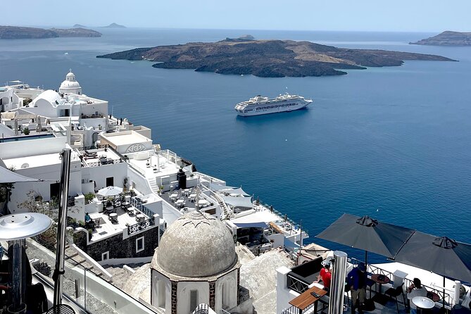 Santorini Private sightseeing land tours - Megalochori offers a quieter village visit