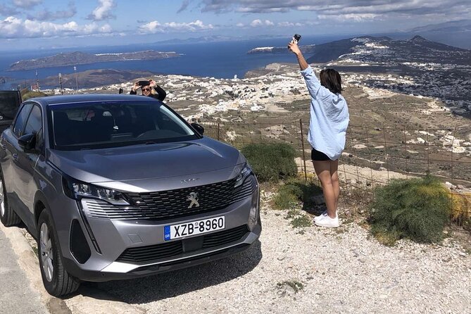 Santorini Private Transfers | Airport, Port & Beyond - Hotel pickup, including the caldera complication
