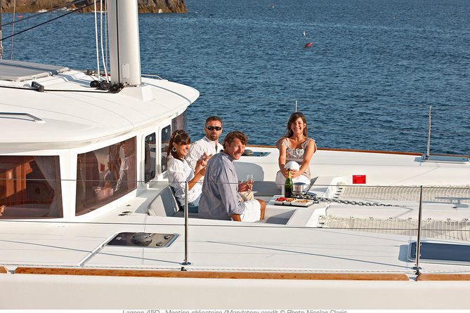 Santorini Small-Group Catamaran Sailing Trip(BBQ,drinks, transfer) - A Small Catamaran With a Big View