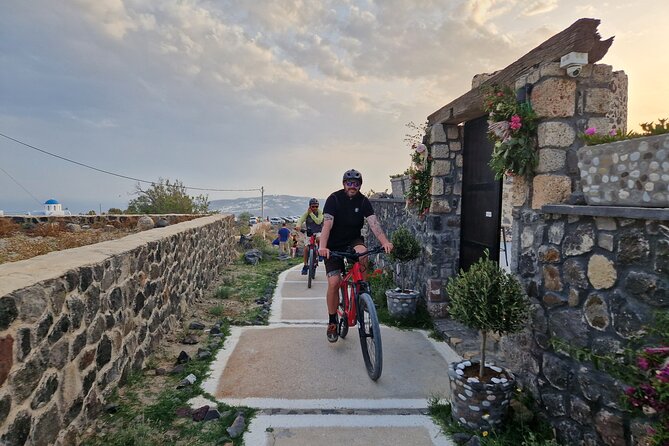 Santorini Small Group Guided E-bike Tour & Local Tomato Museum - How difficult is the cycling?
