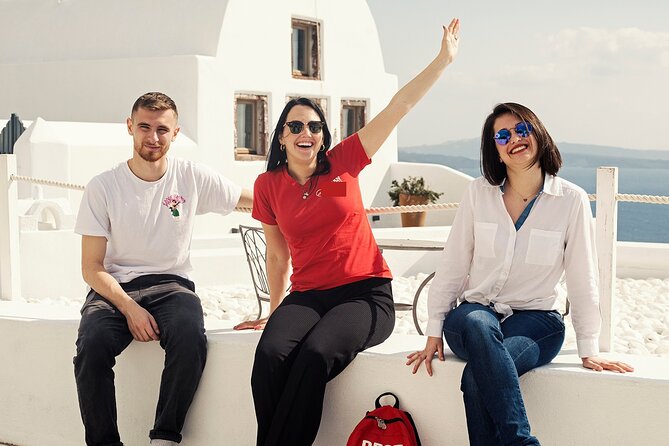 Santorini Sunset Walking Tour inc. tastings and 5 drinks - Fira alleys, souvlaki, and a serious amount of food