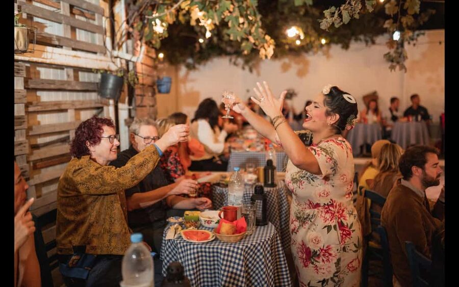 Santorini: The Greek Wedding Show Entry Tickets - Appetizers, wine, and what counts as dinner