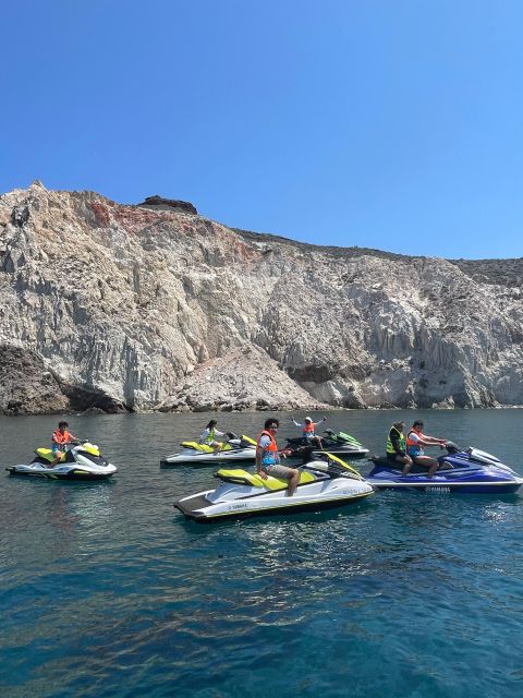 Santorini:Volcanic Beaches Cruise With Jet Ski - Red Beach: Volcanic Color at Close Range