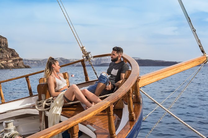 Santorini Volcano and Hot Springs Cruise Tour from Fira Old Port - The swim at Palea Kameni