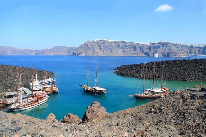 Santorini Volcano Tour - Starting below Fira at the old port
