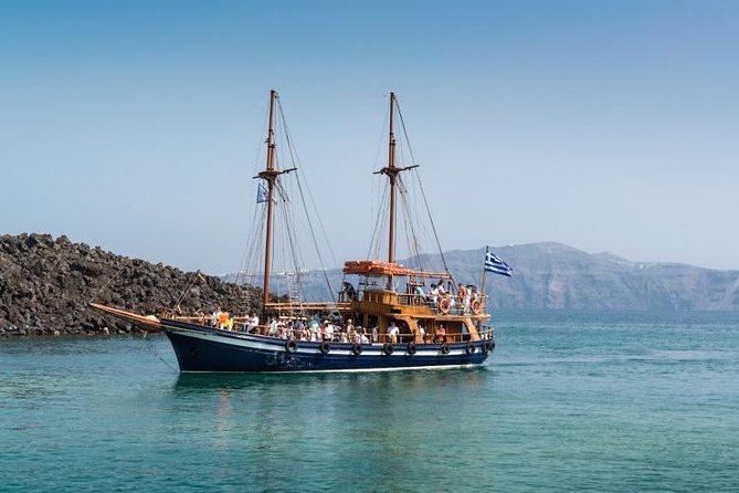 Santorini Volcano Tour - Palea Kameni and the short swim to warm water