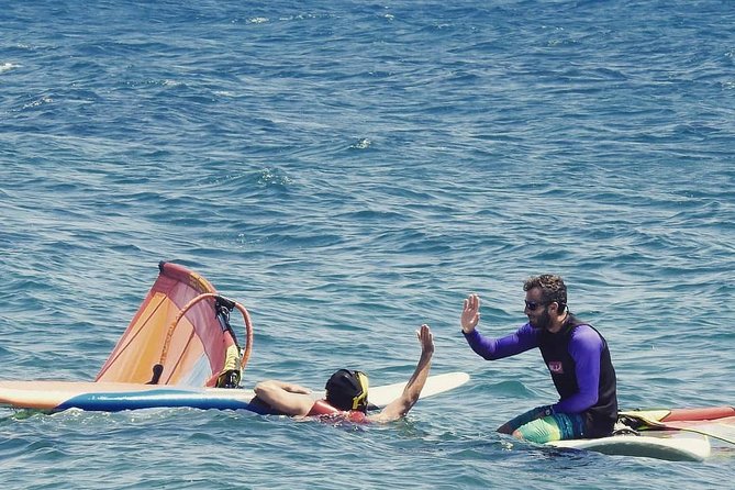 Santorini Windsurfing lessons - Equipment, Safety, and the First Falls