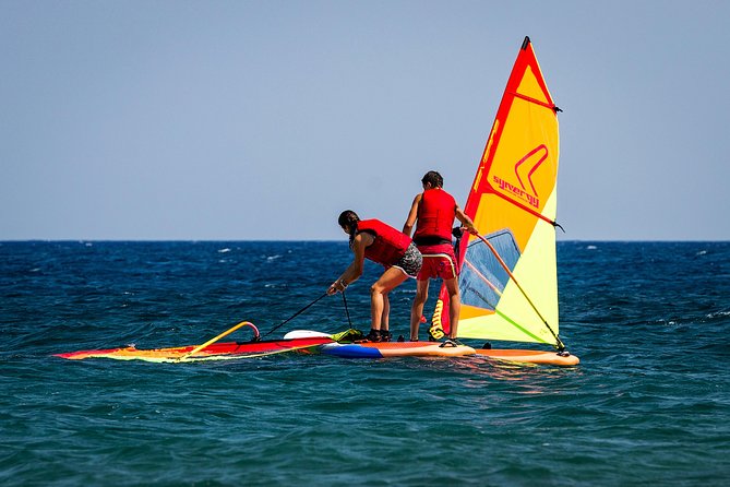 Santorini Windsurfing lessons - The Water Time and Santorini Views