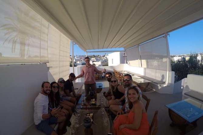 Santorini Wine Adventure with 12 Wine Tastings, Tapas and Sunset - Stop two: Santo Wines for views and a proper sunset