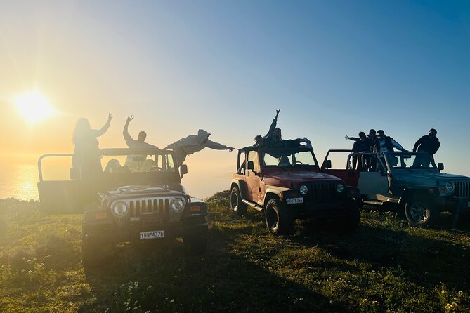 Santorini Wrangler Jeep Afternoon Convoy Tour - What the afternoon feels like behind the wheel