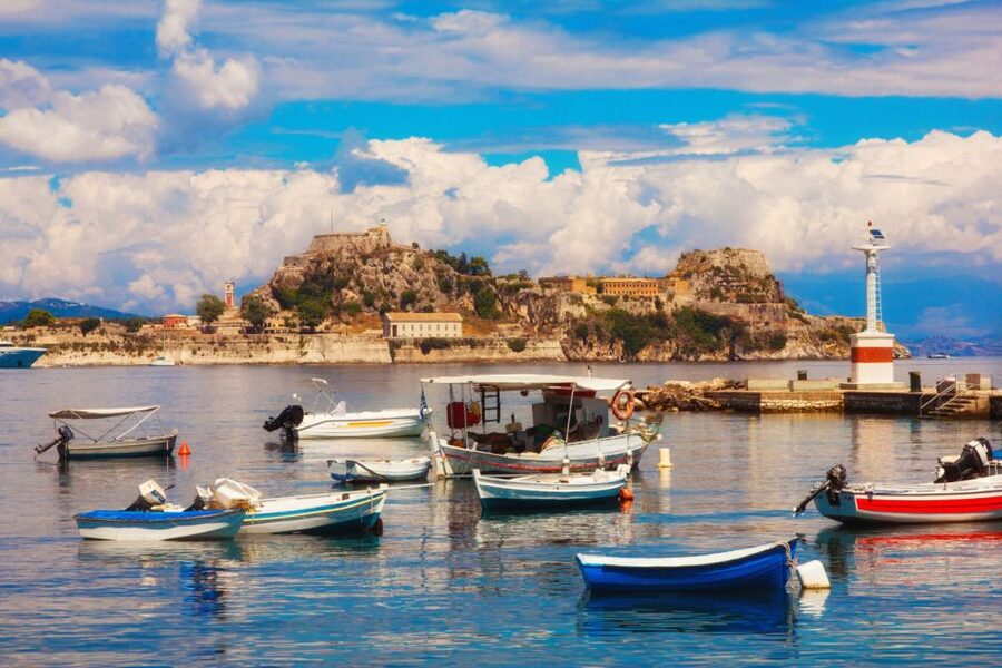 Saranda: Corfu Town and Palaiokastritsa Day Trip with Cruise - Guides, transport, and the pace of the day