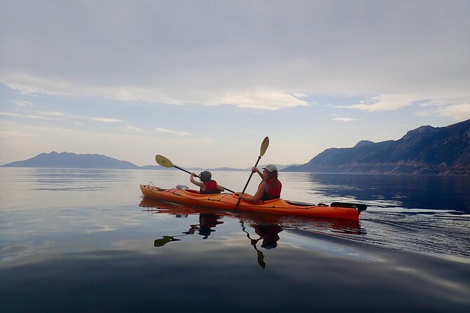 Sea Kayak Nafplio - Medieval Castles Tour - Looking up at Palamidi from the sea