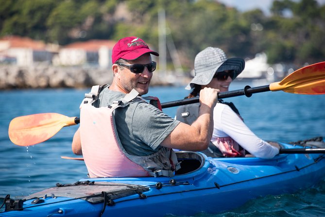 Sea Kayaking in Navarino Bay - The natural arch and sea caves