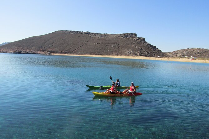 Sea kayaking Mykonos natural beauty beaches - What the $108.84 price includes