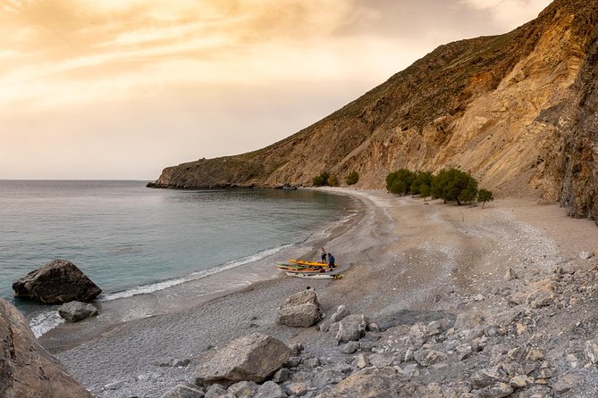 Sea Kayaking Sfakia, Crete - Pausing at the Koules of Loutro