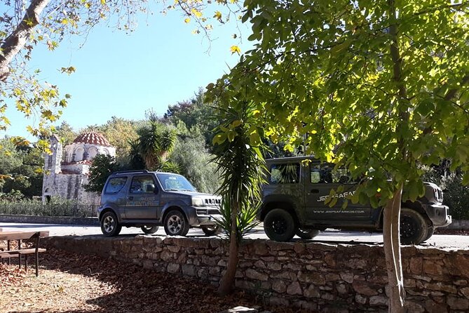Self drive 4x4 Jeep Safari - Pick ups in the North - Forest Tavern Lunch With Moussaka And Meze