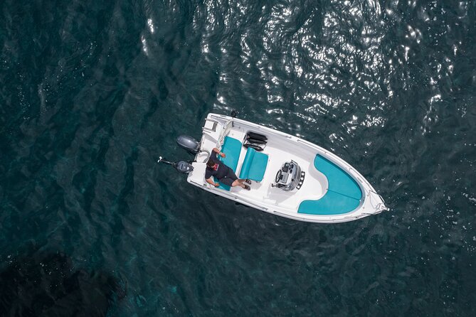 Self-Drive License-Free Boat Rental in Santorini from Vlichada - The sunset route from 3 pm to 8 pm