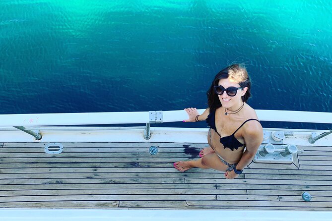 Shared Mykonos Sail Cruise to Delos and Rhenia Islands - Rhenia: Swimming, Snorkeling, and Lunch