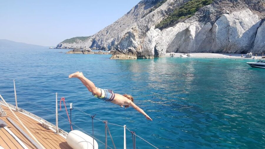 Skiathos: Day-Sailing Tour with Lunch on Board - A Greek lunch served with a sea view