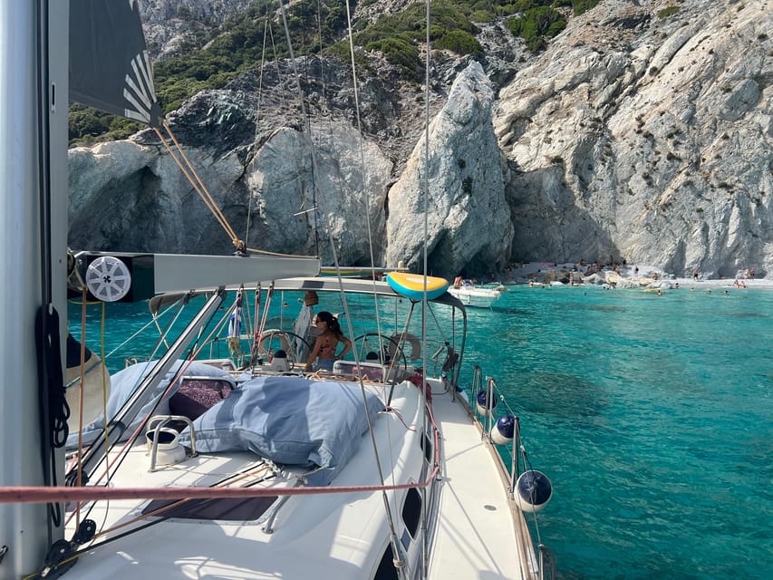 Skiathos: day sailing trip with swim stops and lunch - How weather changes the day