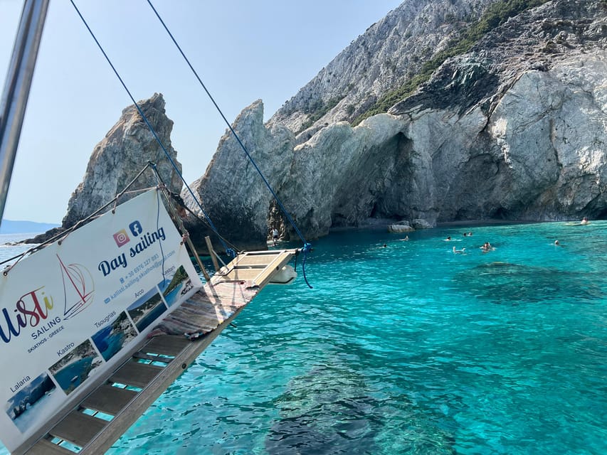 Skiathos: day sailing trip with swim stops and lunch - Sailing between Skiathos and Skopelos