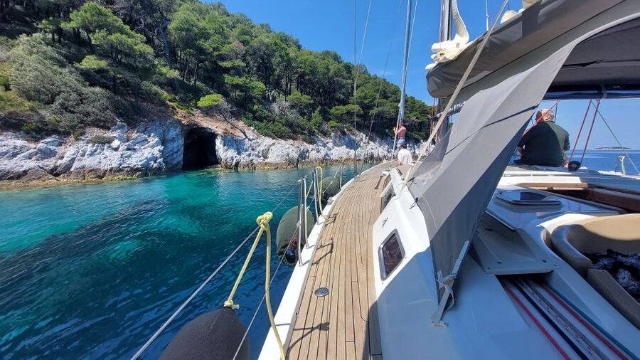 Skiathos: Full-Day Sailing Cruise with Lunch - What the crew adds to the day
