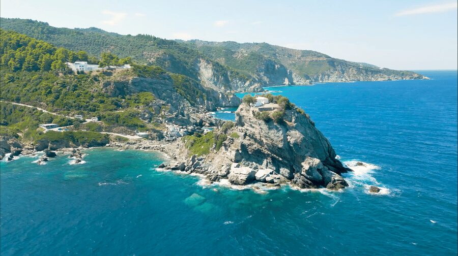 Skiathos: Mamma Mia Island and Beach Day Cruise - Setting sail from Skiathos New Port at 9:15