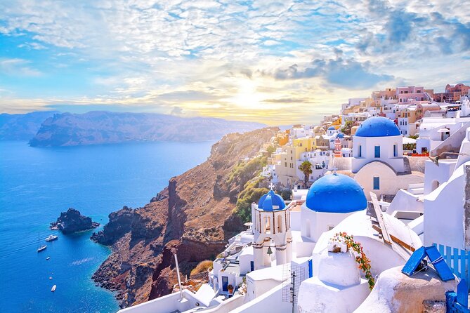 SKIP CABLE CAR® The Original Santorini Tour for Cruise Passengers - Perivolos Beach and the volcanic shoreline