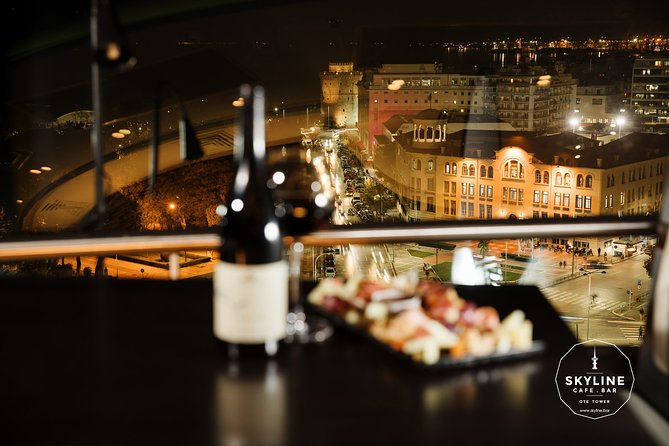 Skyline Cafe Bar in OTE Tower - Arriving at Egnatia 154